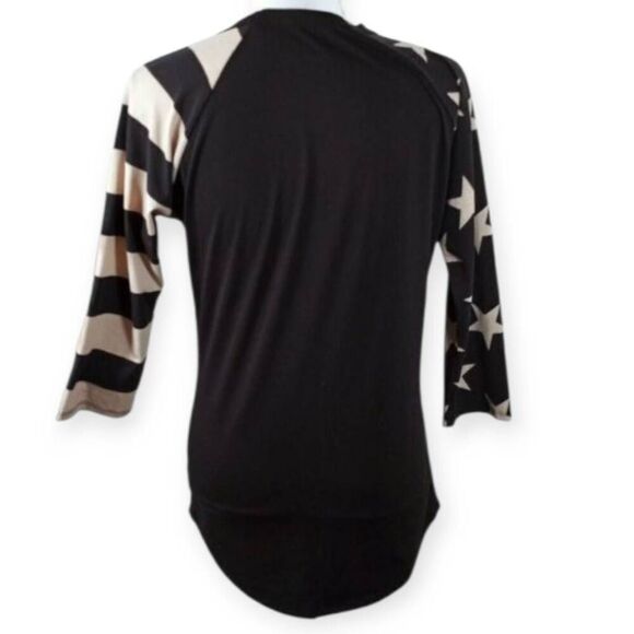 LULAROE BLACK T-SHIRT SZ.XS EUC. - Picture 2 of 4